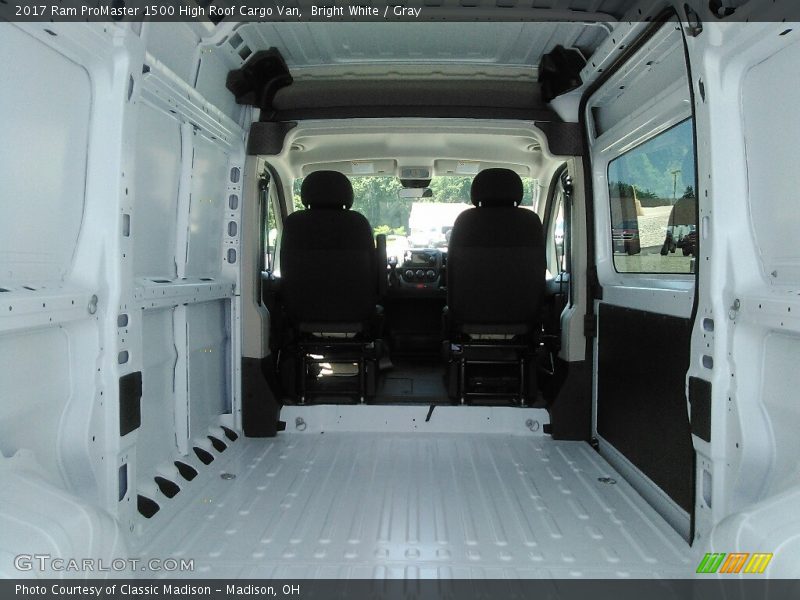 Bright White / Gray 2017 Ram ProMaster 1500 High Roof Cargo Van