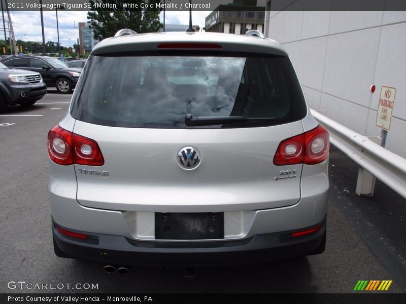 White Gold Metallic / Charcoal 2011 Volkswagen Tiguan SE 4Motion