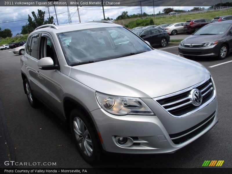 White Gold Metallic / Charcoal 2011 Volkswagen Tiguan SE 4Motion