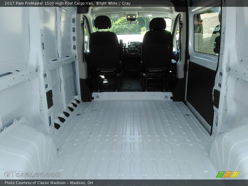 Bright White / Gray 2017 Ram ProMaster 1500 High Roof Cargo Van