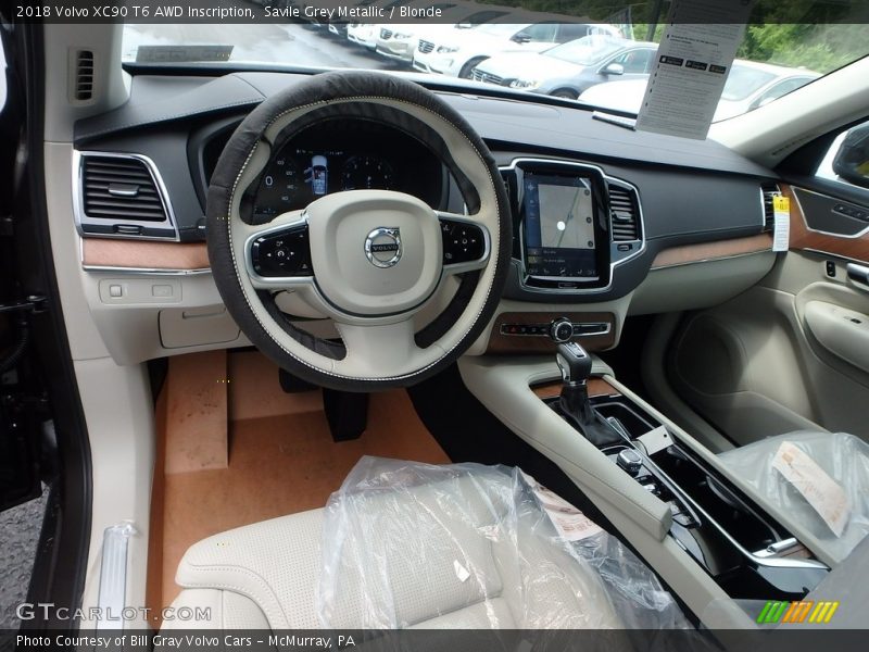  2018 XC90 T6 AWD Inscription Blonde Interior