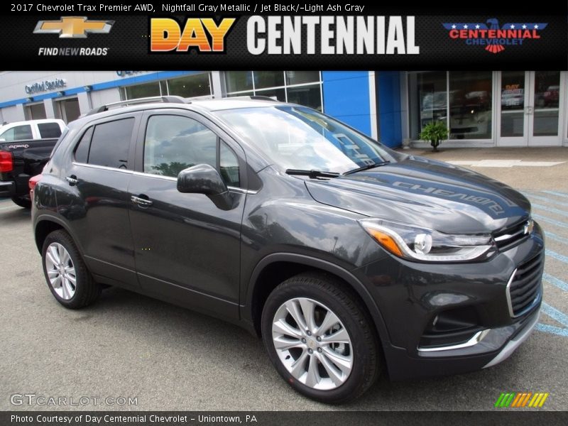 Nightfall Gray Metallic / Jet Black/­Light Ash Gray 2017 Chevrolet Trax Premier AWD