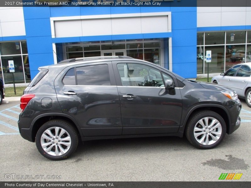 Nightfall Gray Metallic / Jet Black/­Light Ash Gray 2017 Chevrolet Trax Premier AWD