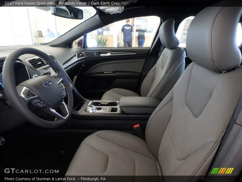 Burgundy Velvet / Dark Earth Grey 2017 Ford Fusion Sport AWD