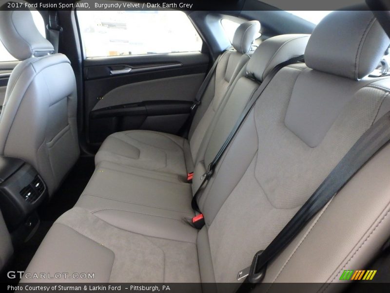 Burgundy Velvet / Dark Earth Grey 2017 Ford Fusion Sport AWD