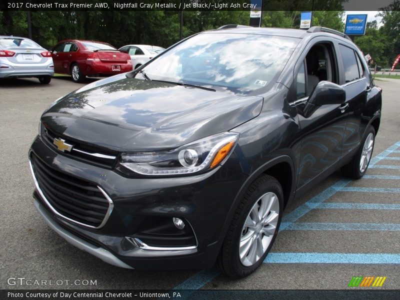 Nightfall Gray Metallic / Jet Black/­Light Ash Gray 2017 Chevrolet Trax Premier AWD