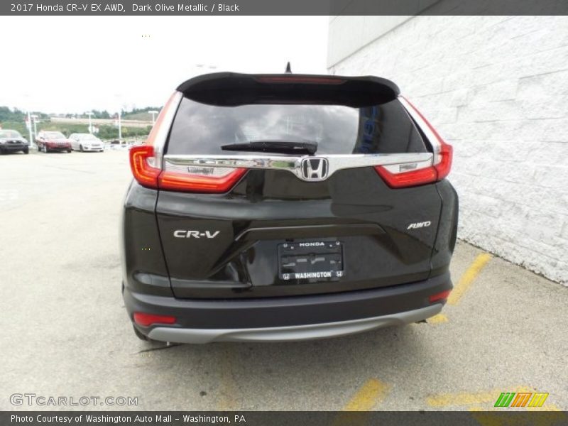 Dark Olive Metallic / Black 2017 Honda CR-V EX AWD