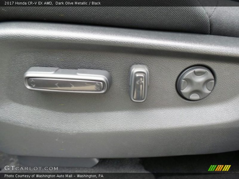 Dark Olive Metallic / Black 2017 Honda CR-V EX AWD