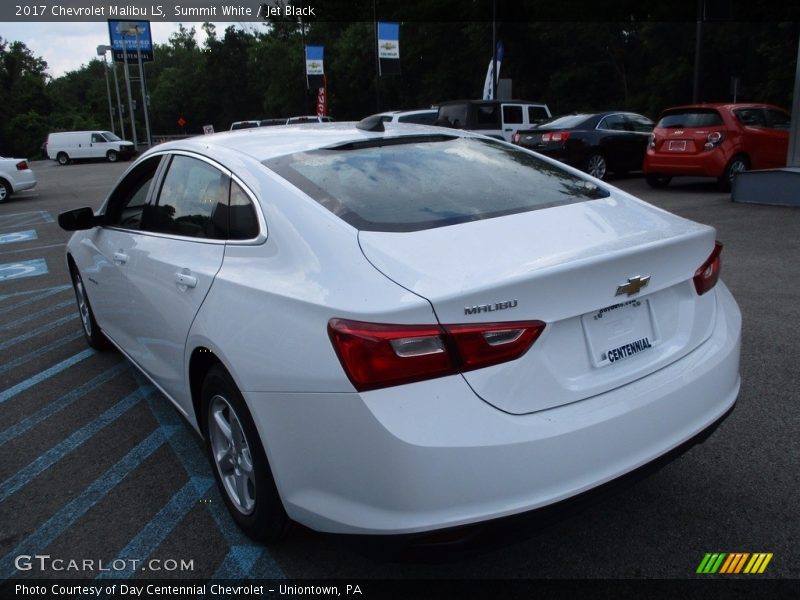 Summit White / Jet Black 2017 Chevrolet Malibu LS