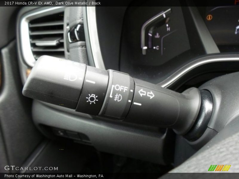 Dark Olive Metallic / Black 2017 Honda CR-V EX AWD