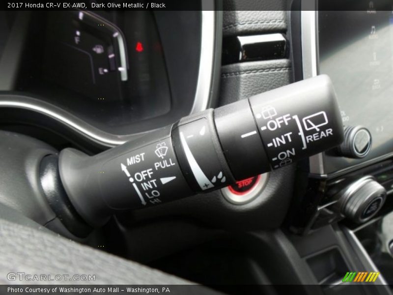 Dark Olive Metallic / Black 2017 Honda CR-V EX AWD