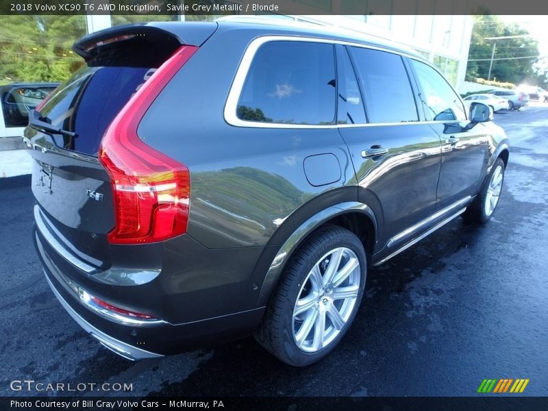 Savile Grey Metallic / Blonde 2018 Volvo XC90 T6 AWD Inscription