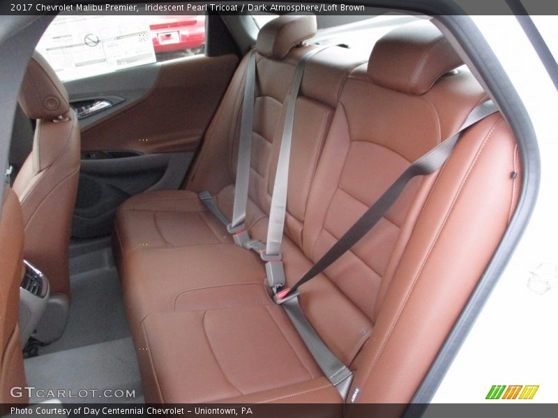 Iridescent Pearl Tricoat / Dark Atmosphere/Loft Brown 2017 Chevrolet Malibu Premier