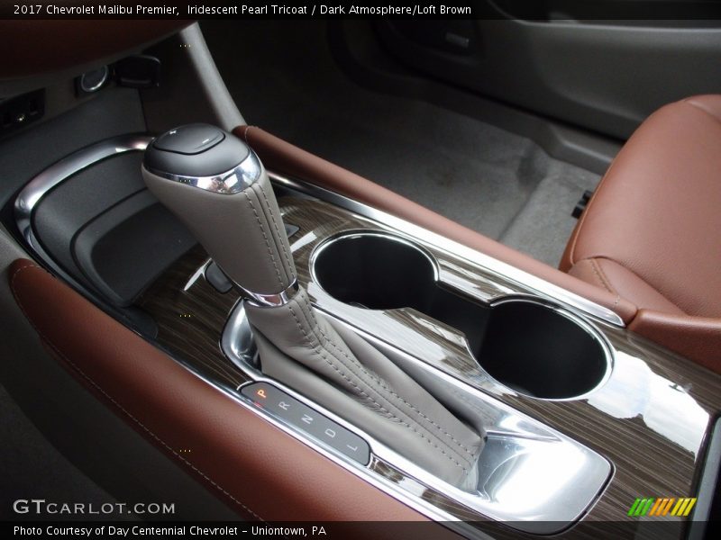 Iridescent Pearl Tricoat / Dark Atmosphere/Loft Brown 2017 Chevrolet Malibu Premier
