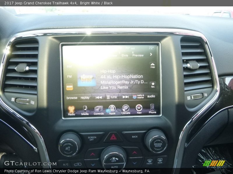 Bright White / Black 2017 Jeep Grand Cherokee Trailhawk 4x4