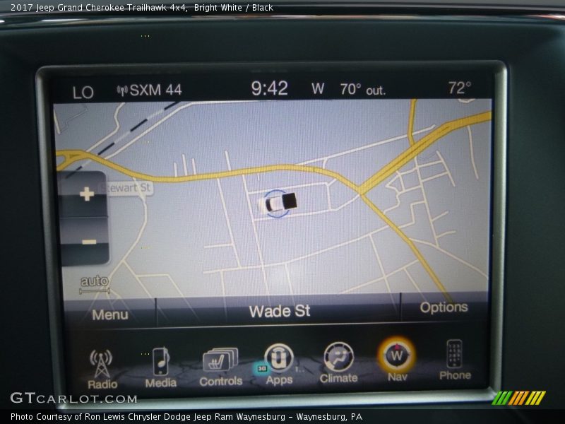 Bright White / Black 2017 Jeep Grand Cherokee Trailhawk 4x4