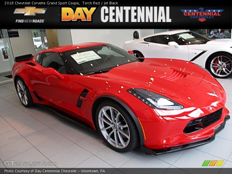 Torch Red / Jet Black 2018 Chevrolet Corvette Grand Sport Coupe