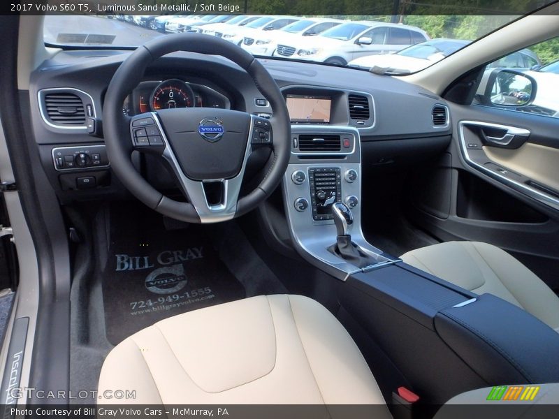  2017 S60 T5 Soft Beige Interior