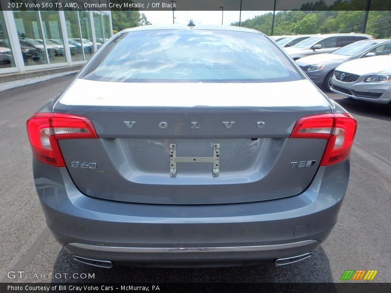 Osmium Grey Metallic / Off Black 2017 Volvo S60 T5 AWD