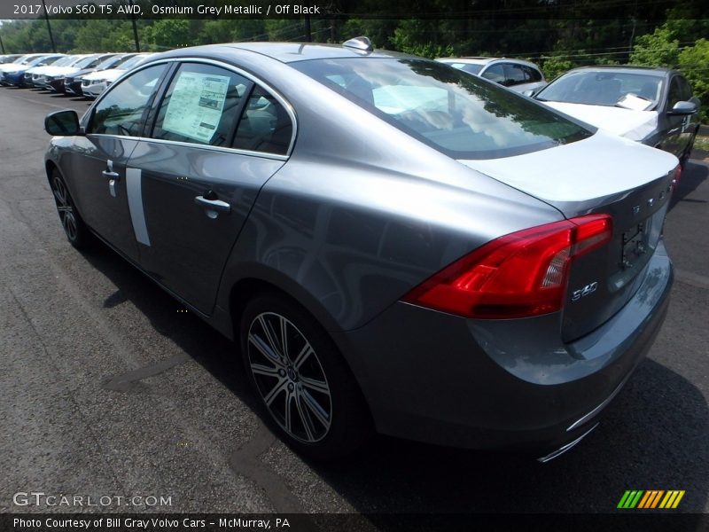 Osmium Grey Metallic / Off Black 2017 Volvo S60 T5 AWD