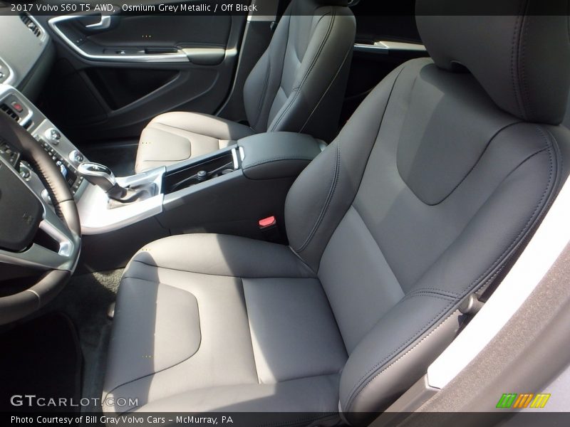 Osmium Grey Metallic / Off Black 2017 Volvo S60 T5 AWD