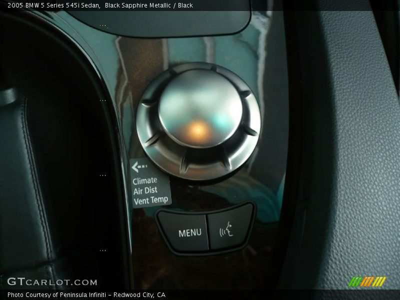 Black Sapphire Metallic / Black 2005 BMW 5 Series 545i Sedan
