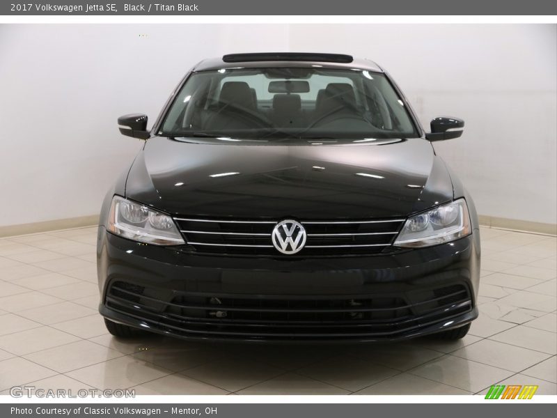 Black / Titan Black 2017 Volkswagen Jetta SE