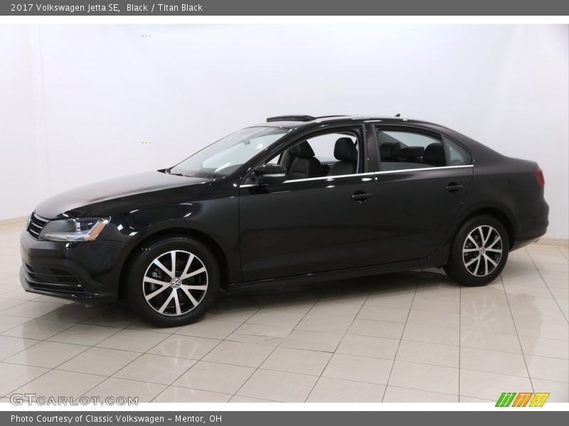 Black / Titan Black 2017 Volkswagen Jetta SE