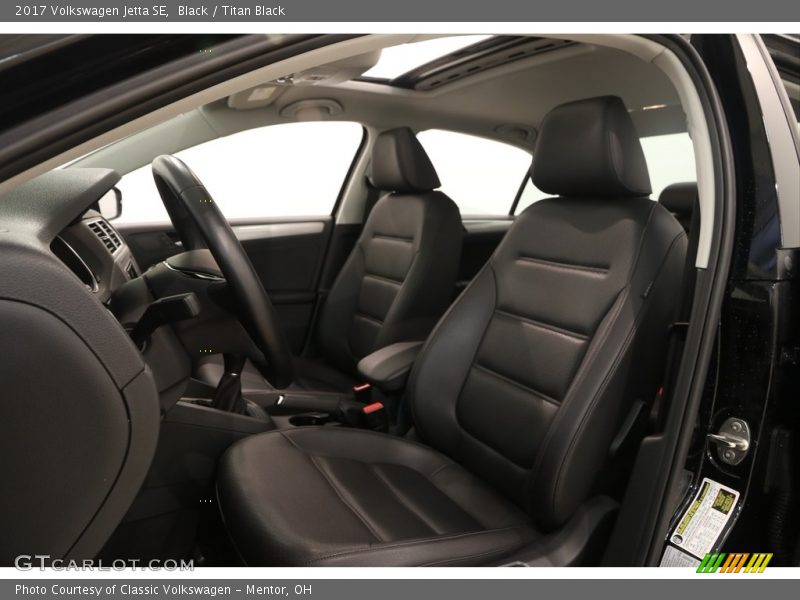 Black / Titan Black 2017 Volkswagen Jetta SE