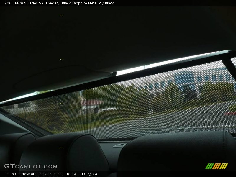 Black Sapphire Metallic / Black 2005 BMW 5 Series 545i Sedan