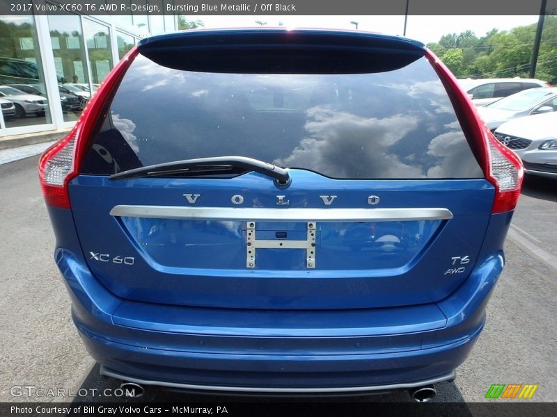 Bursting Blue Metallic / Off Black 2017 Volvo XC60 T6 AWD R-Design