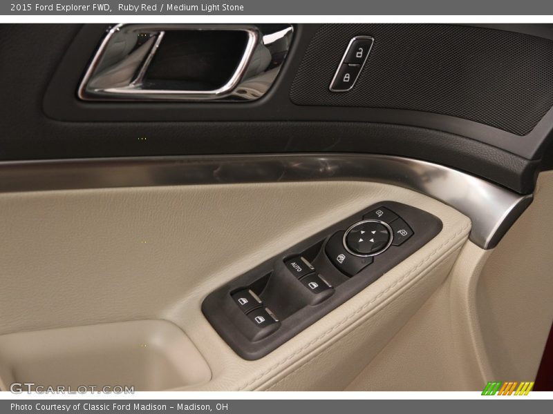 Ruby Red / Medium Light Stone 2015 Ford Explorer FWD