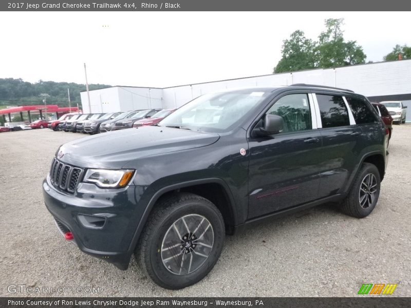 Rhino / Black 2017 Jeep Grand Cherokee Trailhawk 4x4