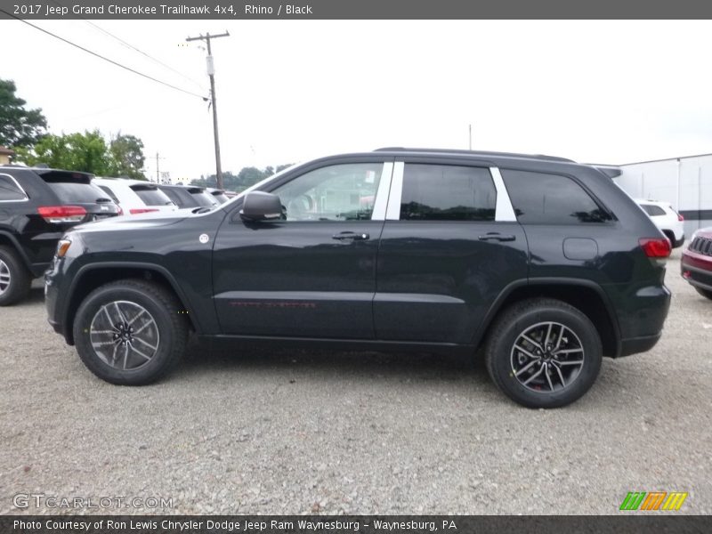 Rhino / Black 2017 Jeep Grand Cherokee Trailhawk 4x4
