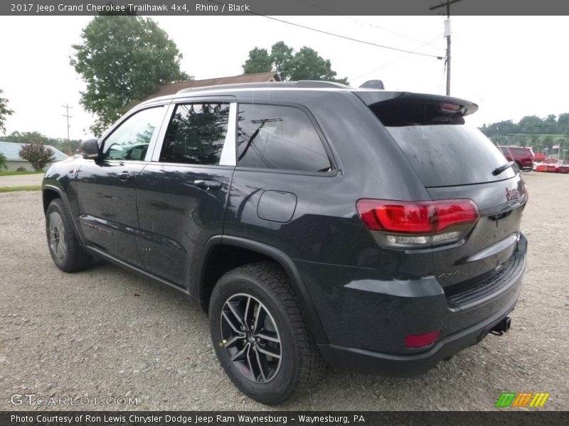 Rhino / Black 2017 Jeep Grand Cherokee Trailhawk 4x4