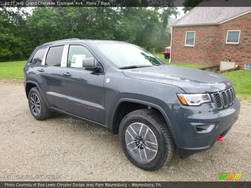 Rhino / Black 2017 Jeep Grand Cherokee Trailhawk 4x4