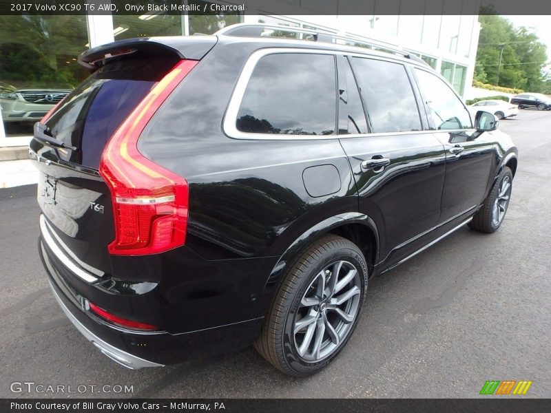 Onyx Black Metallic / Charcoal 2017 Volvo XC90 T6 AWD