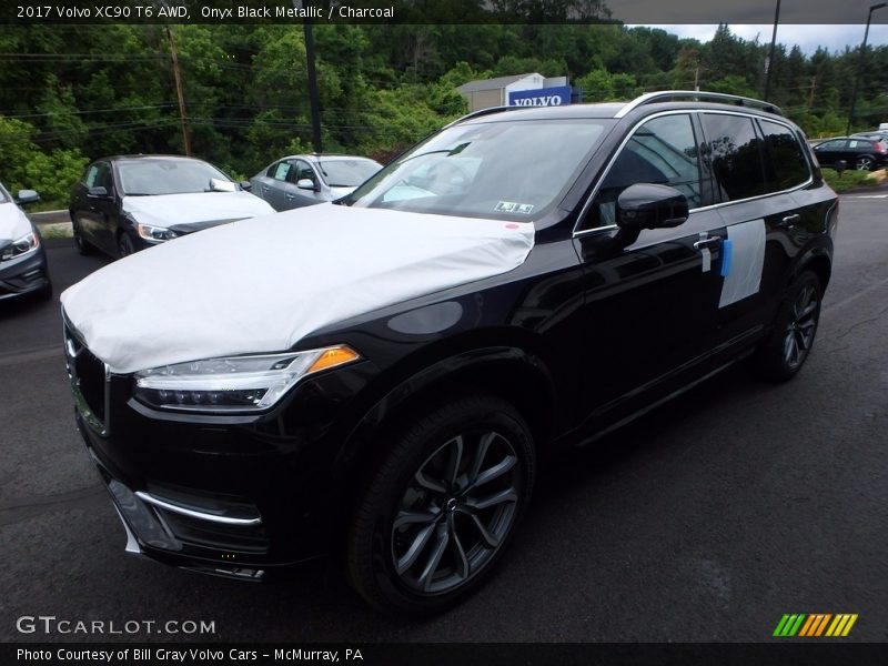 Onyx Black Metallic / Charcoal 2017 Volvo XC90 T6 AWD