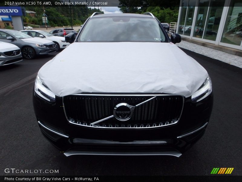 Onyx Black Metallic / Charcoal 2017 Volvo XC90 T6 AWD