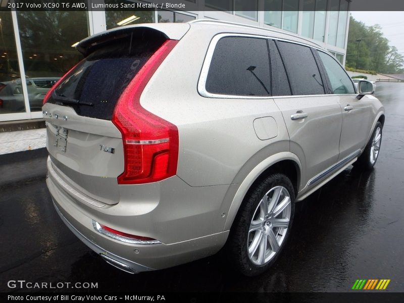 Luminous Sand Metallic / Blonde 2017 Volvo XC90 T6 AWD