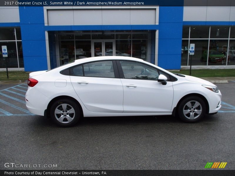 Summit White / Dark Atmosphere/Medium Atmosphere 2017 Chevrolet Cruze LS