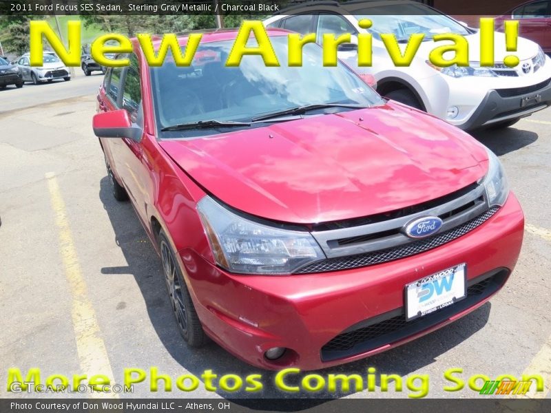 Sterling Gray Metallic / Charcoal Black 2011 Ford Focus SES Sedan