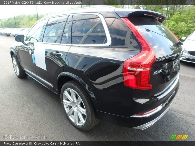 Onyx Black Metallic / Amber 2017 Volvo XC90 T6 AWD