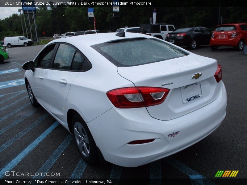 Summit White / Dark Atmosphere/Medium Atmosphere 2017 Chevrolet Cruze LS