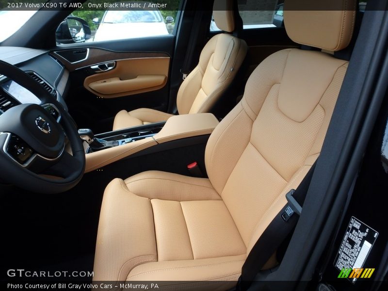  2017 XC90 T6 AWD Amber Interior