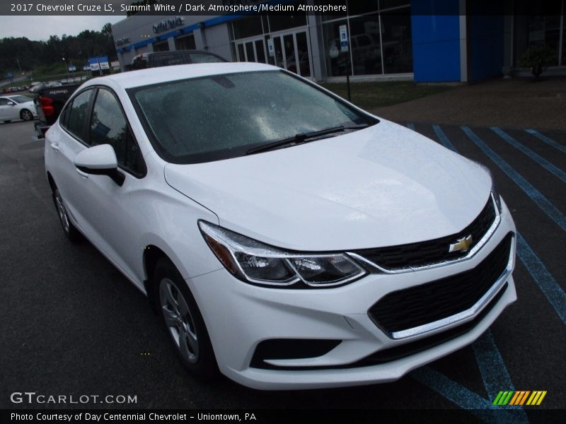 Summit White / Dark Atmosphere/Medium Atmosphere 2017 Chevrolet Cruze LS