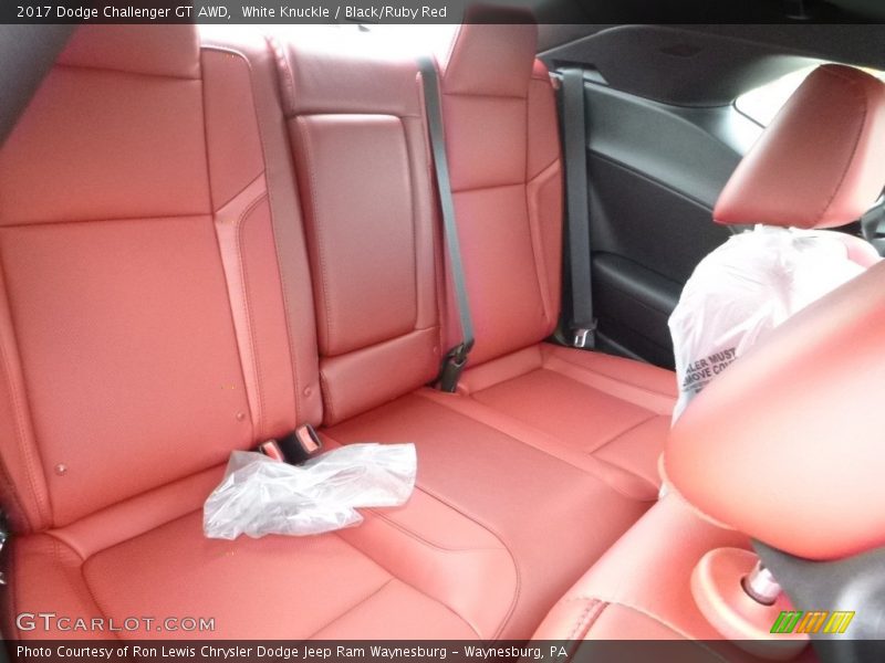 White Knuckle / Black/Ruby Red 2017 Dodge Challenger GT AWD
