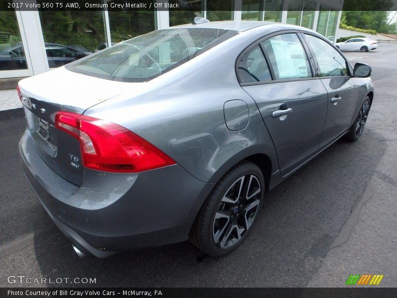 Osmium Grey Metallic / Off Black 2017 Volvo S60 T5 AWD