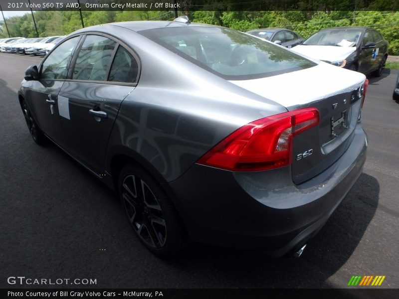 Osmium Grey Metallic / Off Black 2017 Volvo S60 T5 AWD