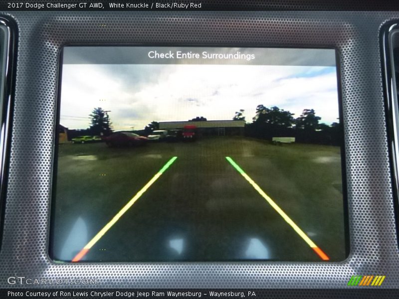 White Knuckle / Black/Ruby Red 2017 Dodge Challenger GT AWD